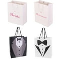 thumbnail image 1 of 4pcs Esmoquin Boda Papel Favor Bolsa, 1 of 9