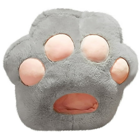 

Cartoon Plush Cat Paw Warm Foot Slippers Home Indoor Warm Slippers