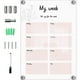 thumbnail image 2 of Simple Handwritten Message Board Transparent 29.7x21cm Acrylic Reminder For Families 1 Set, 2 of 4