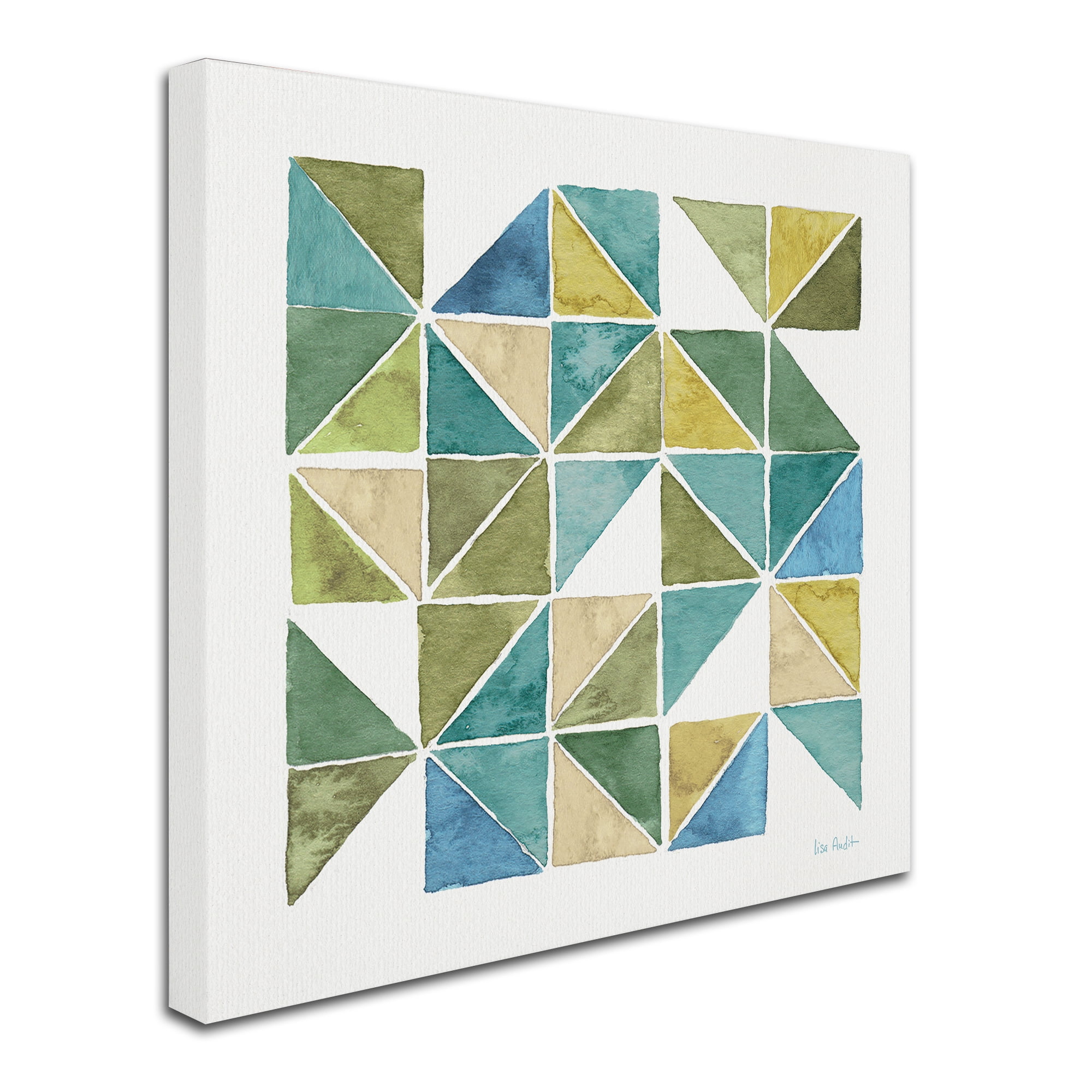 Trademark Fine Art "My Greenhouse Geo II" Canvas Art by Lisa Audit