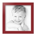 thumbnail image 2 of ArtToFrames 10x10 Inch Red Picture Frame, This Red Wood Poster Frame is Great for Your Art or Photos, Comes with Regular Glass (4155), 2 of 8