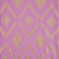 thumbnail image 3 of Zelouf Megara Diamond Foil On Crepe Chiffon  , Sewing, DIY, Crafts Fabric by the Yard, Lilac/gold, 20 Yard, 3 of 3