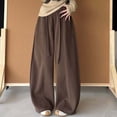 thumbnail image 2 of Baggy Barrel Sweatpants for Women 2026 Trendy Elastic Waist Wide Leg Casual Loose Lantern Trouser Pants, 2 of 4