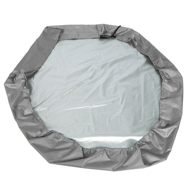 Housse Durable Résistante aux Déchirures et aux Intempéries pour Bac à Sable, Protection pour Bac à Sable, Résistante à la Neige pour Bac à Sable Extérieur Gris, Vert, Noir