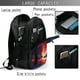 thumbnail image 4 of Balery Wolf Mochila con carga USB para hombre y mujer - Mochila impermeable y antirrobo para laptop con puerto USB para viajes, trabajo, 4 of 7