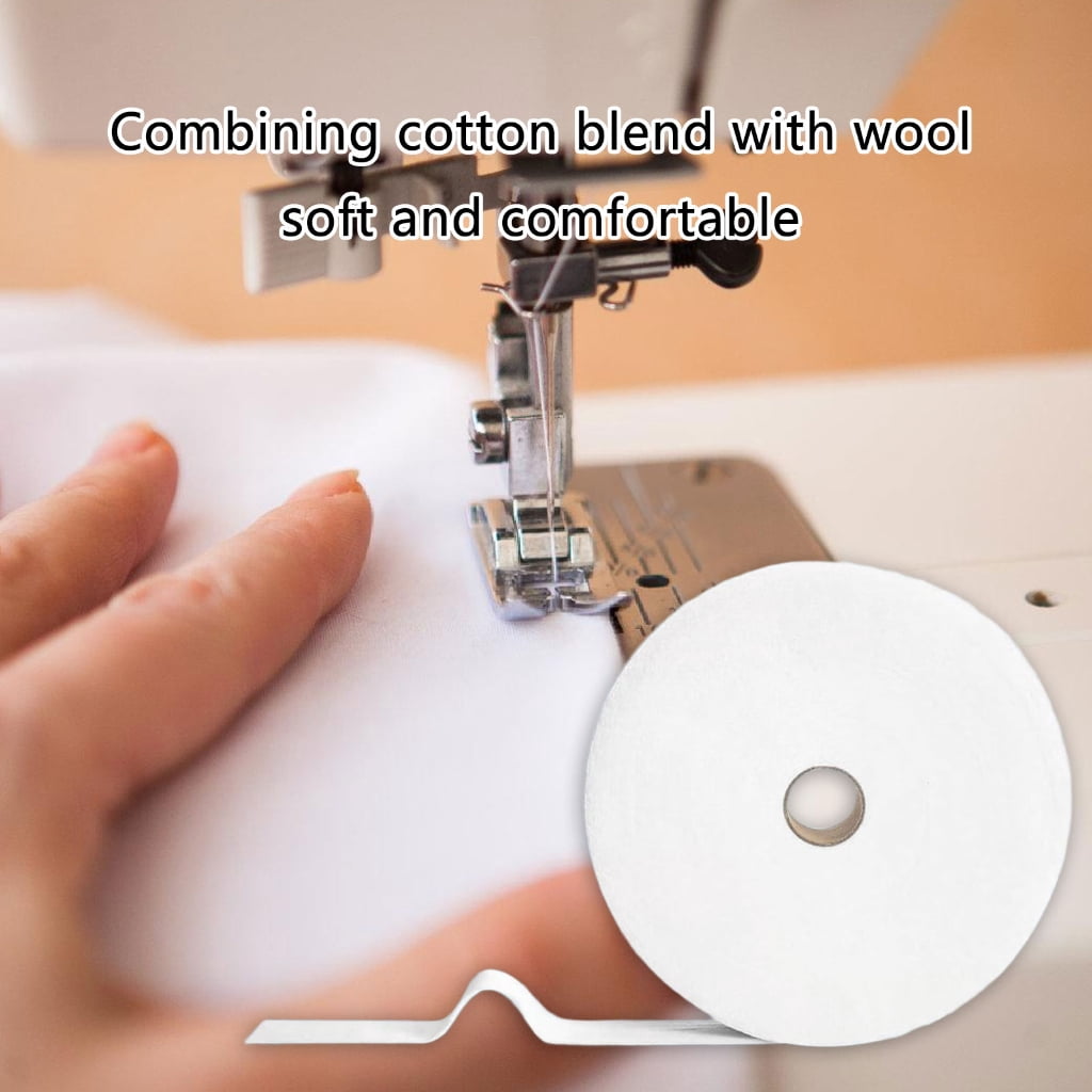2Pcs Needle-Punched Cotton Batting Roll 76.5 Yards Each 2-1/4Inch Wide Batting Strips For Quilts Upholstery