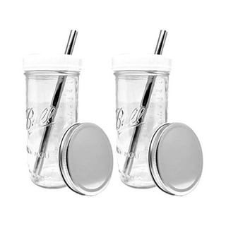 YSJILIDE Smoothie Cup with Lid and Straw, Iced Coffee Cup Reusable, Mason  Jar Cups, Mason Jar Drinki…See more YSJILIDE Smoothie Cup with Lid and