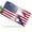 Abstract US Flag Blend, variant on License Plate, New York City Icon Decorative Front,Personalized Stainless Steel License Plate Cover For Men Women,12.2" X 6.2"