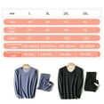 thumbnail image 6 of Men's Thermal Underwear Set, Soft Fleece Lined Long Johns, Winter Warm Base Layer Top & Bottom, 6 of 6