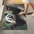 thumbnail image 7 of Dreamtimes Bathroom Rug Set 2 Pieces Cute Panda Soft and Absorbent Bathroom Floor Mat Non Slip Commode Contour Rug Plush Bath Mat Set, Machine Washable and Easier to Dry, 7 of 7