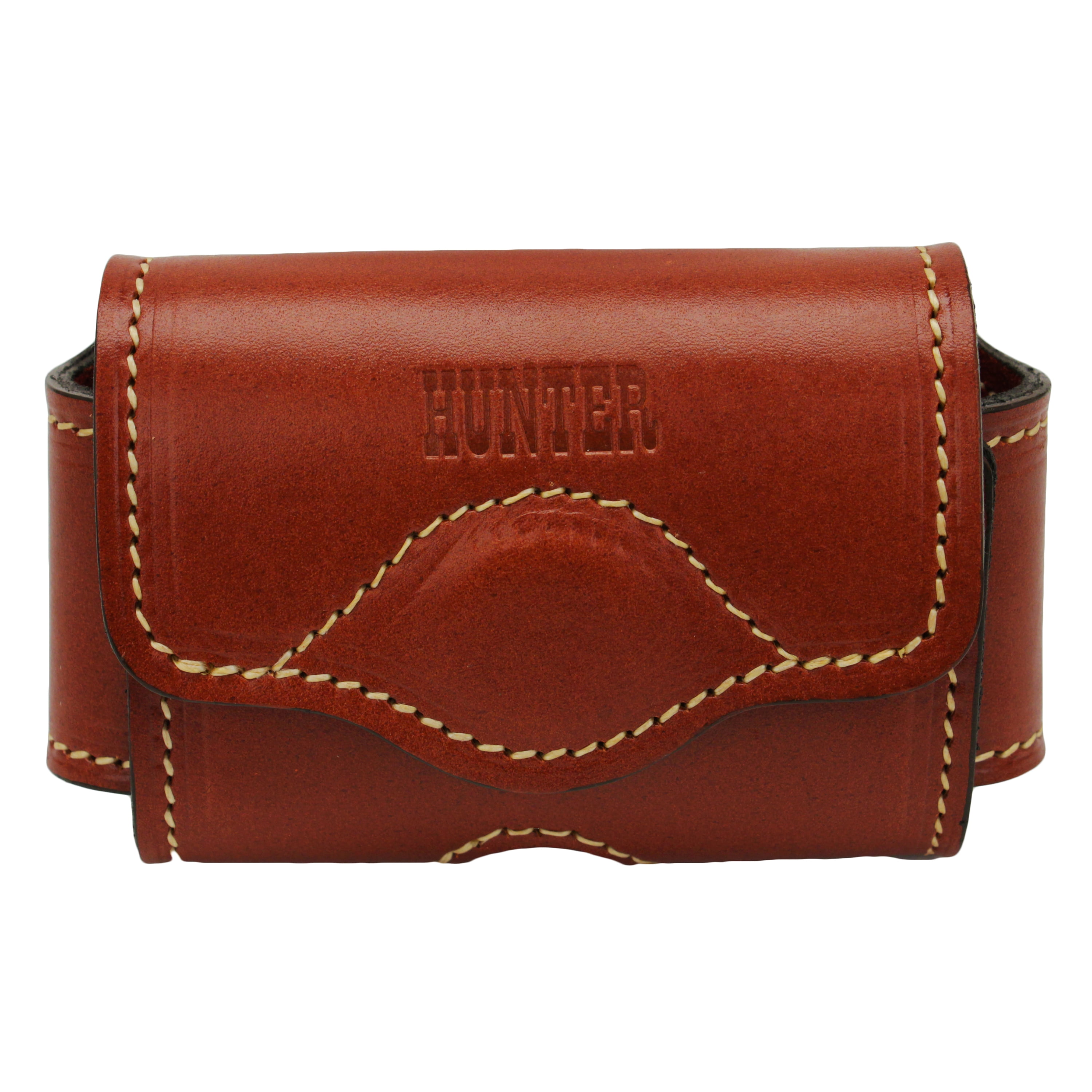 Hunter Company Adjustable Cell Phone Holster Leather Tan