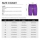 thumbnail image 3 of Fotbe Glitter Purple Pantalones Cortos de Pijama para Hombre, Ropa de Dormir, Pantalones de Pijama Cortos para Hombre-4X-Large, 3 of 6
