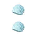 thumbnail image 2 of Guardurnaity Cool Running Cap Gorras transpirables Elástico Tocado Pañuelo Senderismo Béisbol Beanie Hombres Sombreros Azul claro Azul claro 2piezas, 2 of 6
