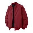 thumbnail image 4 of StSilkitty Lightweight Jacket for Men Solid Color Long Sleeve Full Zip Jacket Coat with Pockets Loose Casual Outerwear, 4 of 7