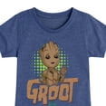 thumbnail image 3 of Marvel Guardians of the Galaxy - Baby Groot - Toddler And Youth Girls Fitted Short Sleeve Graphic T-Shirt, 3 of 5