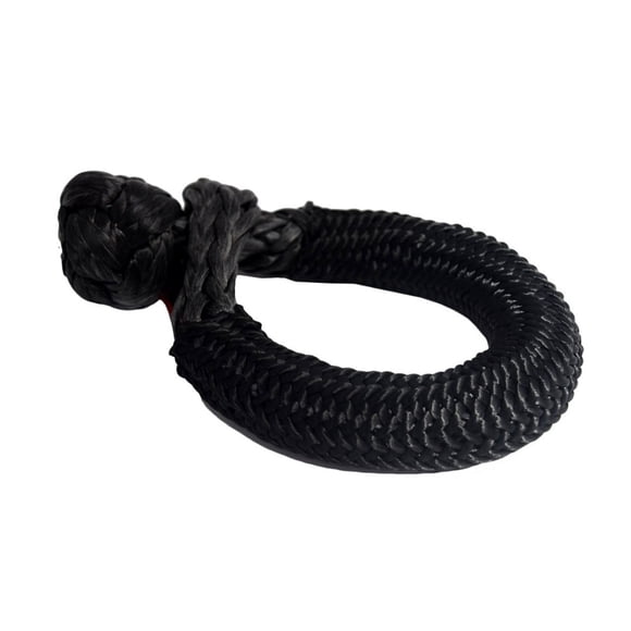 Black 7/16"*2.75inch ATV Winch Shackle,UHMWPE Shackle For ATV SUV UTV Soft Shackles ,Easy to Use
