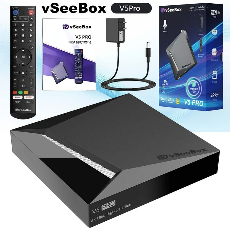 Telecomando vocale di ricambio per vSeeBox V3 Pro, compatibile con