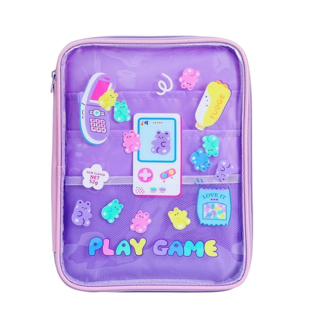 Bolsas Transparentes para Tableta Con Dibujos Animados Lindos 3 Piezas IPad Pro 11() Púrpura
