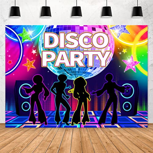 Party Banner Bunting 60's 70's 80's Disco Retro Rainbow Personalised Birthday 