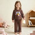 thumbnail image 5 of HFHAPW Toddler Kids Girls Clothes Outfits Long Sleeve Pullover Sweatshirt Tops + Pants Set 2Pcs Fall Winter,6-12 M, 5 of 7