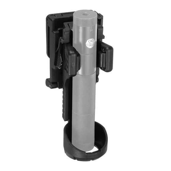 Flashlight Holder Rotatable Torch Light Carry Case Fits 1"-1.25" Dia. Flashlight with Duty Belt Clip