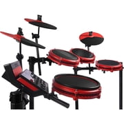 Alesis Nitro Max 8 Piece Electronic Drum Set with Bluetooth and BFD Sounds, Red