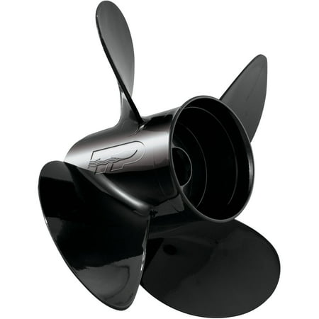 Turning Point Propellers 21501730 Hustler Boat Propeller 14.5 x 17, 4 Blade Aluminum Right-Hand Rotation (Best Way To Paint An Aluminum Boat)