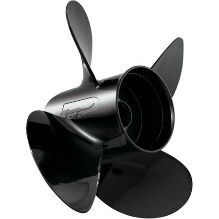 Aluminum Boat Rails - Turning Point Propellers 21501730 Hustler Boat Propeller 14.5 x 17, 4 Blade Aluminum Right-Hand Rotation (Standard)