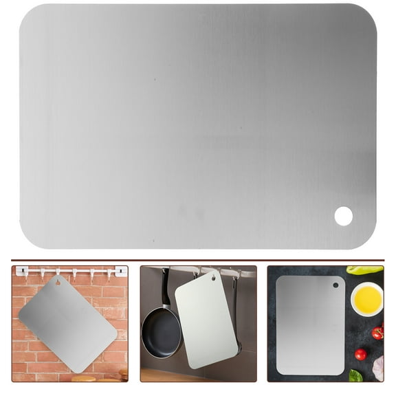 GOOHOCHY Dishwasher Safe Chopping Board Stainless Steel 1Pack