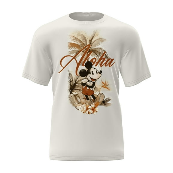 Hawaii Beach Life Mic Disney Mens Adult Tee Shirt