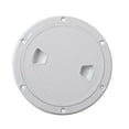 thumbnail image 5 of White Plastic Off Deck Screw Access Hatch Cover for Marine Boat RV - 6inch, 5 of 6