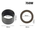 thumbnail image 1 of Oil Free Mute Air Compressor Cylinder Sleeve Piston Ring Set Suitable For 750/950/980W Models Complete Specifications, 1 of 5