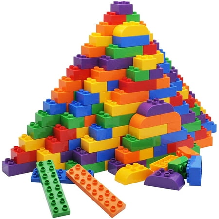 AIMTYD 180 Pieces Large Building Blocks, Colorful and Durable Fort ...