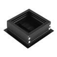 thumbnail image 1 of 80X80mm Rectangle Wire Cable Hole Cover, 2PCs Table Desk Rectangle Aluminum Alloy Wire Cable Grommet Hole Cover With Brush For Computer Desk Table, 1 of 8