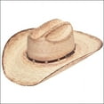 thumbnail image 2 of Ariat A73106-7.25 Mens Fired Palm Leaf Western Hat - Size 7.25, 2 of 2