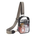 thumbnail image 1 of Naiovety Bolso claro resistente a las manchas del estadio con correas ajustables Bolsos transparentes para eventos del estadio Monedero Ropa Deportiva, Zapatos negro, 1 of 6