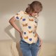 thumbnail image 3 of Fotbe Dachshund Body de Mujer con Cuello Redondo y Mangas Cortas, Sin Mangas Ajustado, Suave, Cómodo y Básico-Medium, 3 of 7