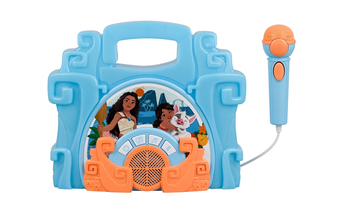 Disney Moana, Bluetooth Sing Along Boombox - Lights, Music & Karaoke Microphone, Children Ages 3+
