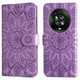 thumbnail image 5 of Funda tipo cartera GANGXUN para Honor Magic 4 Pro , diseño girasol, cuero PU, soporte, cierre magnético, tarjetero, 5 of 5