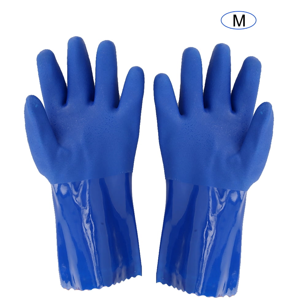 Safety Gloves PVC Chemical Resistance Gauntlet Chemical Resistance Gloves Nonslip Gloves Leading Edge Technology
