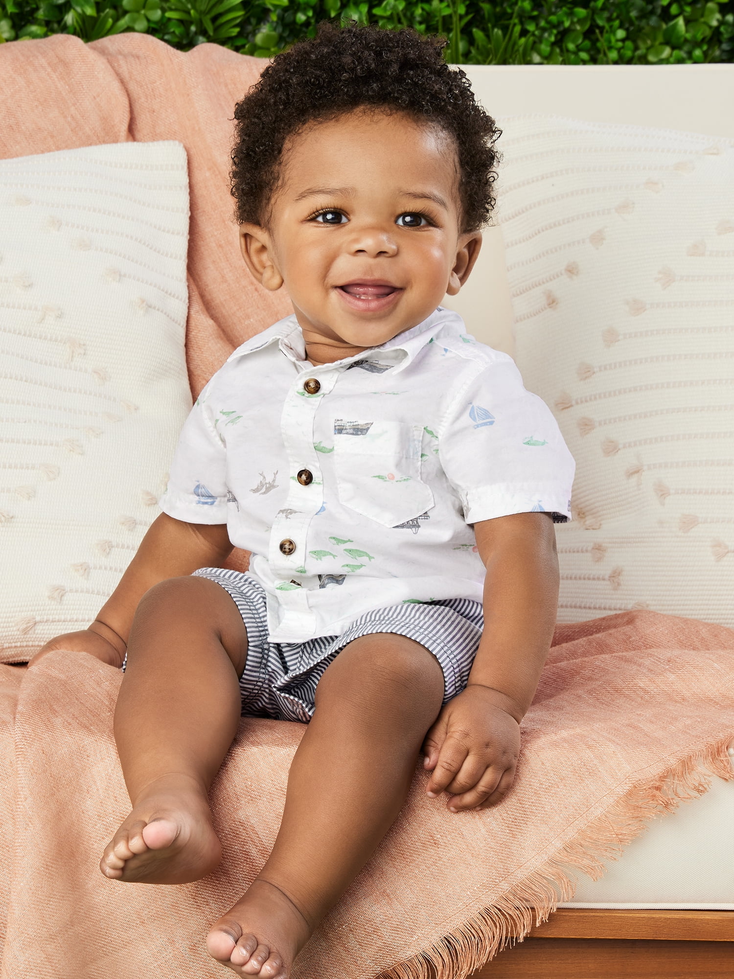 Carter's Child of Mine Baby Boy Outfit Set, 2-Piece, Sizes 0/3-24 Months