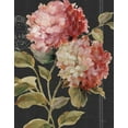 thumbnail image 3 of Gango Home Decor Contemporary Harmonious Rose Black & Hydrangeas by Lisa Audit (Ready to Hang); Two 11x14in Distressed Framed Prints, 3 of 5