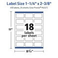 thumbnail image 6 of Avery TrueBlock Rectangle Labels, 1-1/4" x 2-3/8", 450ct, 6 of 8