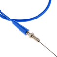 thumbnail image 3 of DYNWAVECA Throttle Cable Wire Assembly Universal Stainless Braided Steel - Dark Blue, as described, 3 of 10