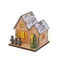 thumbnail image 1 of Christmas Village House Decoration Light Up Resin Christmas House Resin Christmas Scene Village Houses Town With Warm White LED Light Battery Operated Christmas Collectible, 1 of 6