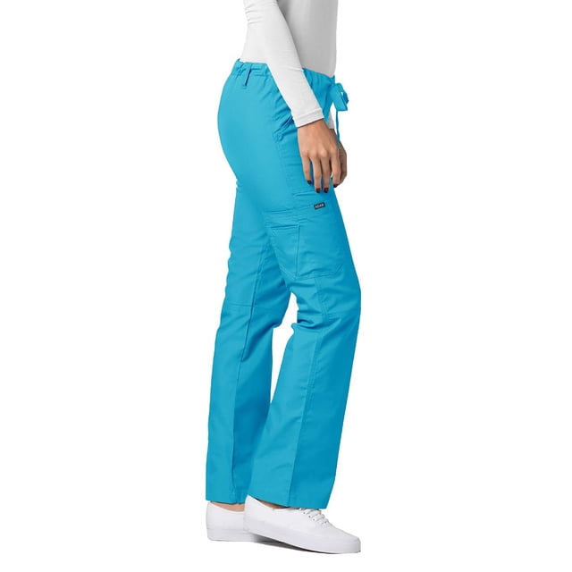 Adar Uniformes Médicaux Universels pour Femmes - Pantalon d'Uniforme à Jambe Droite avec Cordon