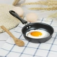 thumbnail image 3 of Sartén Antiadherente para Huevos Sartén Utensilios de Cocina de Aluminio 12cm Utensilios de Cocina Negros, 3 of 8