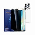 thumbnail image 1 of ccwonima 2+2 Pack for Samsung Galaxy A16 Privacy Screen Protector with Galaxy A16 5g Privacy Screen Protector Camera Lens Protector Full Coverage Upgrade Edge Protection Bubble Free Anti-Blue Light, 1 of 1