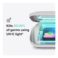 thumbnail image 2 of PhoneSoap Pro UV Smart Phone Sanitizer & Universal Cell Phone Charger Box | Patented & Clinically Proven 360-Degree UV-C Disinfection | Disinfects and Charges All Phones (White), 2 of 5