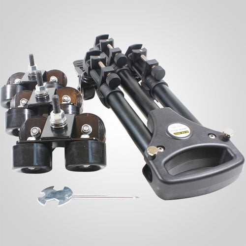 Glide Gear SYL 960 Hybrid Tripod Track Dolly with Swivel Wheels Dollies